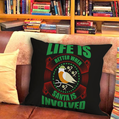Outdoor Reversible Throw Pillow