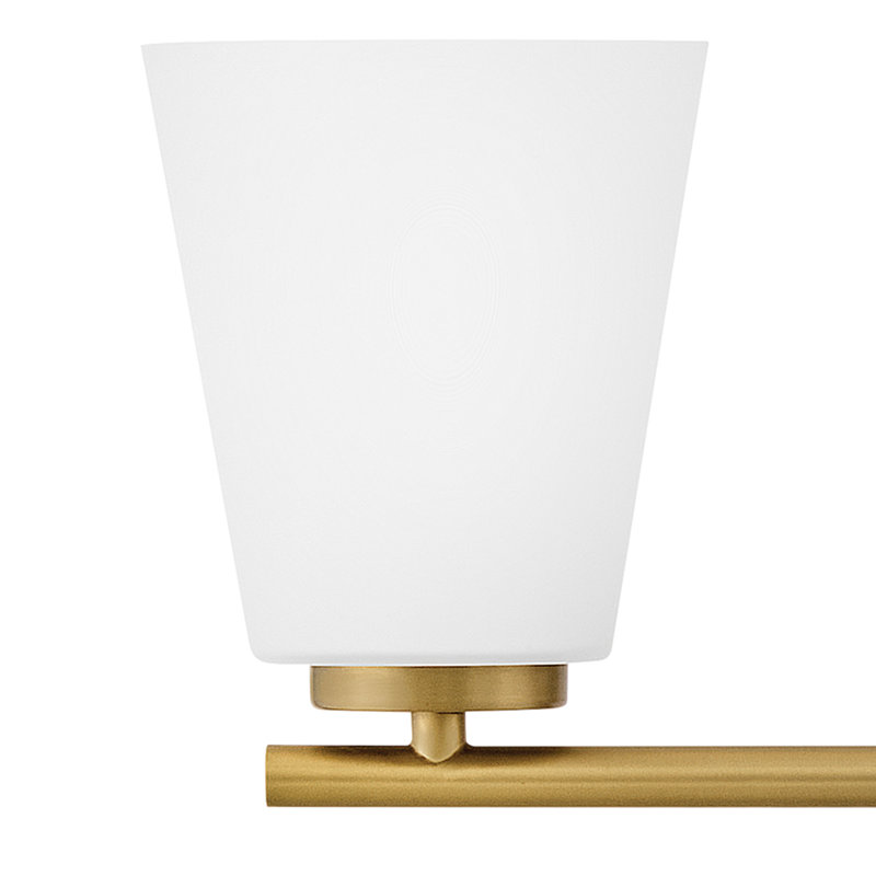 Luminaire de salle de bain 3 lumières Bri, Doré
