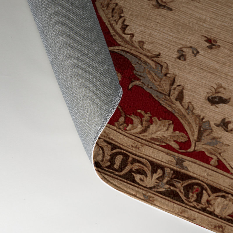 Tapis d'intérieur et d'extérieur brun français, Rectangle 9 pi x 12 pi