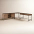 Loki Solid Wood Top Writing Desk