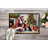 Black Pug and Santa Claus Doormat-112753801
