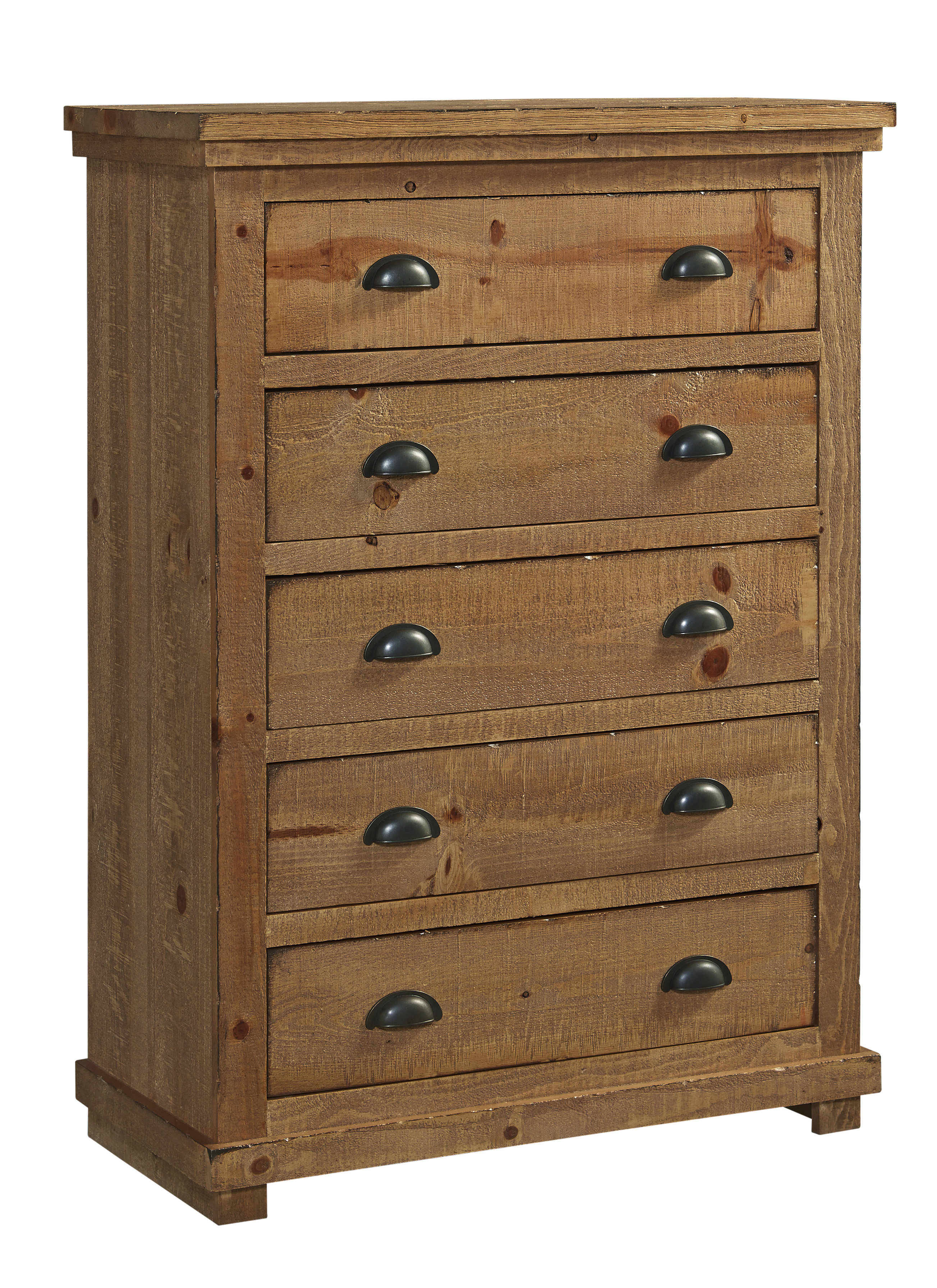 Easy Build Pearce Tall 5 Drawer Dresser with Interlocking