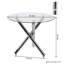 Amyr Round Glass Top Dining Table