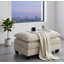Canapé-repose-pieds seulement, coussin de siège rembourré à double couche confortable, tissu chenille respirant-1483263703