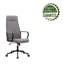 Linen Office Chair with Headrest-290489041