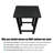 HDPE Bar Stools, 2 Pieces