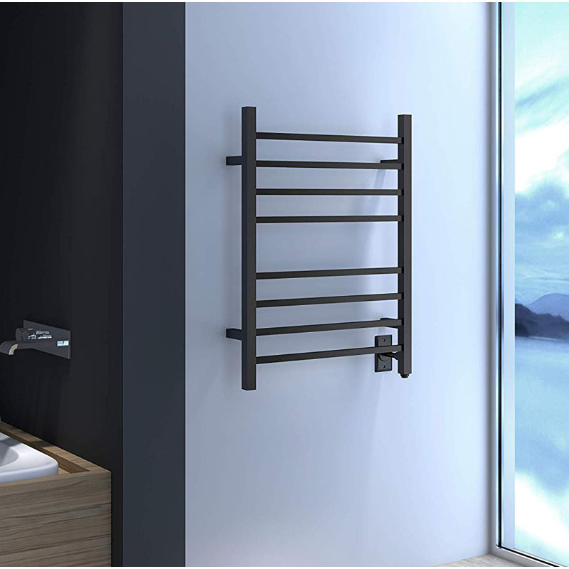 Chauffe-serviettes électrique mural Hot Bath, Noir mat