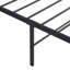 Structure de lit simple, structure de lit en métal robuste, assemblage rapide et facile, sans bruit, Blacktwin-966782067