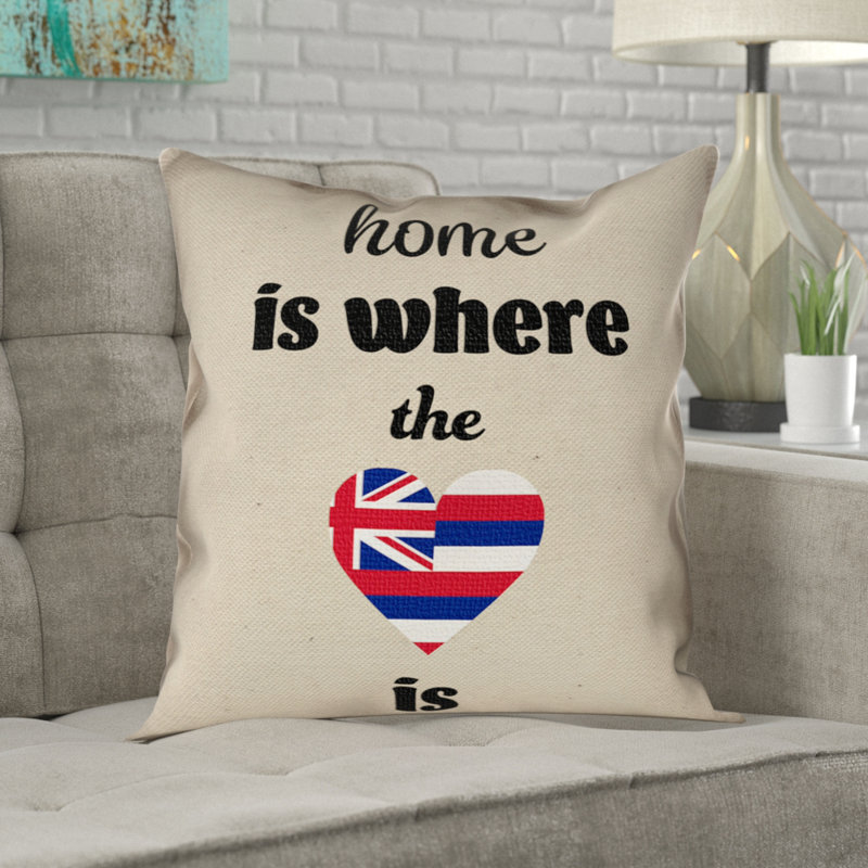 Coussin Katelyn Smith Hawaii, 18 po x 18 po, Housse de coussin, Croisé en polyester - utilisation intérieure seu