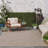 Foundry Select Versatile Diamond Natural Beige Indoor/Outdoor Area Rug-1440420055