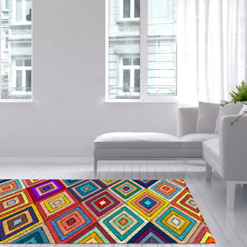 Galczynski Geometric Area Rug, Rectangle 155 x 230cm