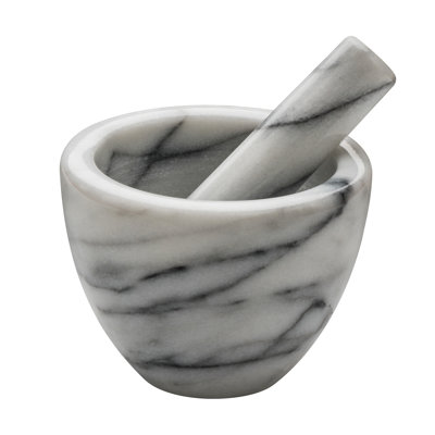 Stoneware Mortar And Pestle Set