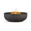 Carson 38" Round Concrete Propane Fire Pit in Carbon by Jensen Co.-1997121883-1997121880-1997121881