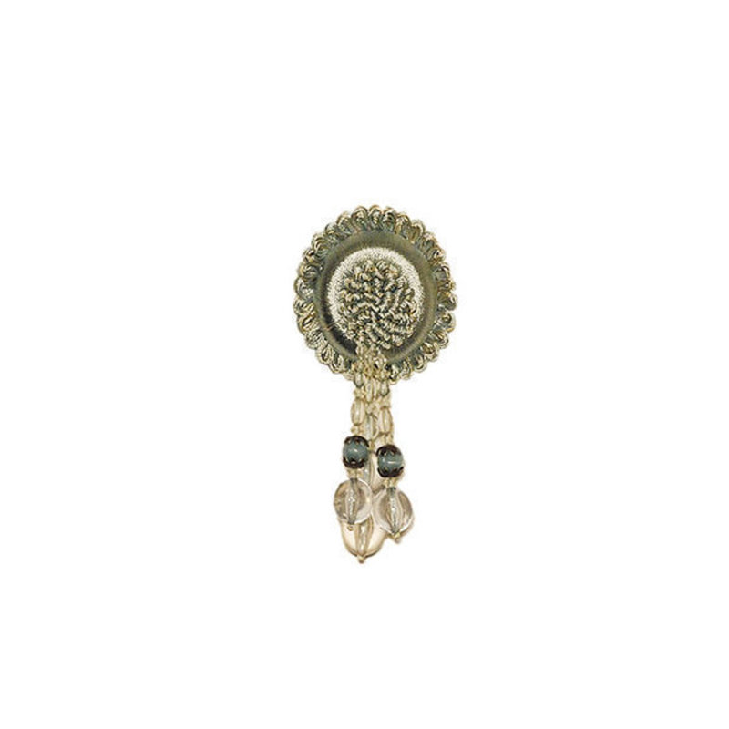 100% Polyester 2.5'' Curtain Tieback, Bluebell