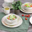 Service de table en porcelaine 16 pièces Wrought Studio ™-691384190