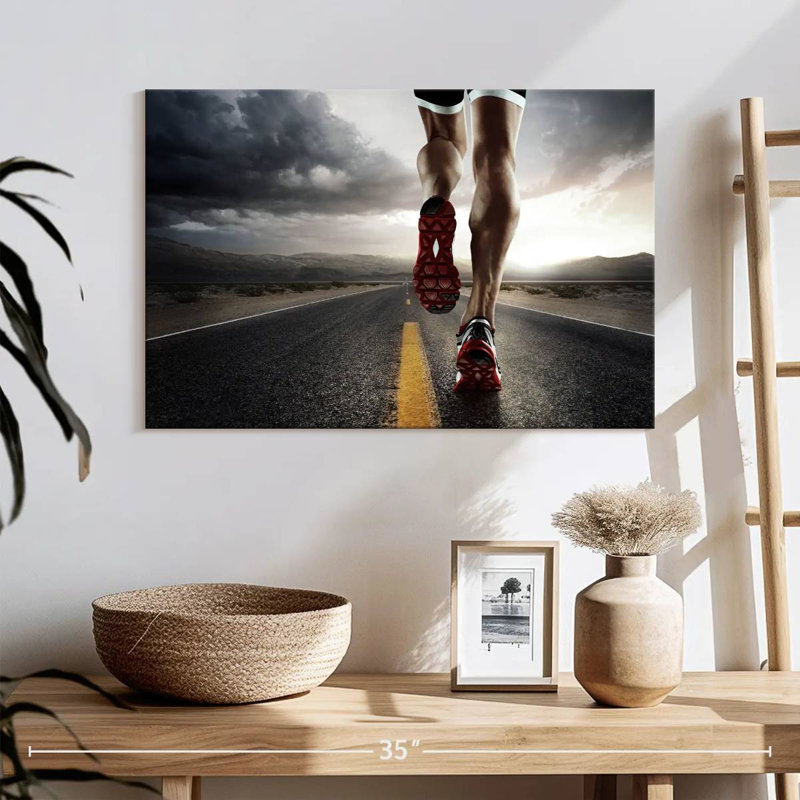 Sireci Highway Run, 16" H x 24" W