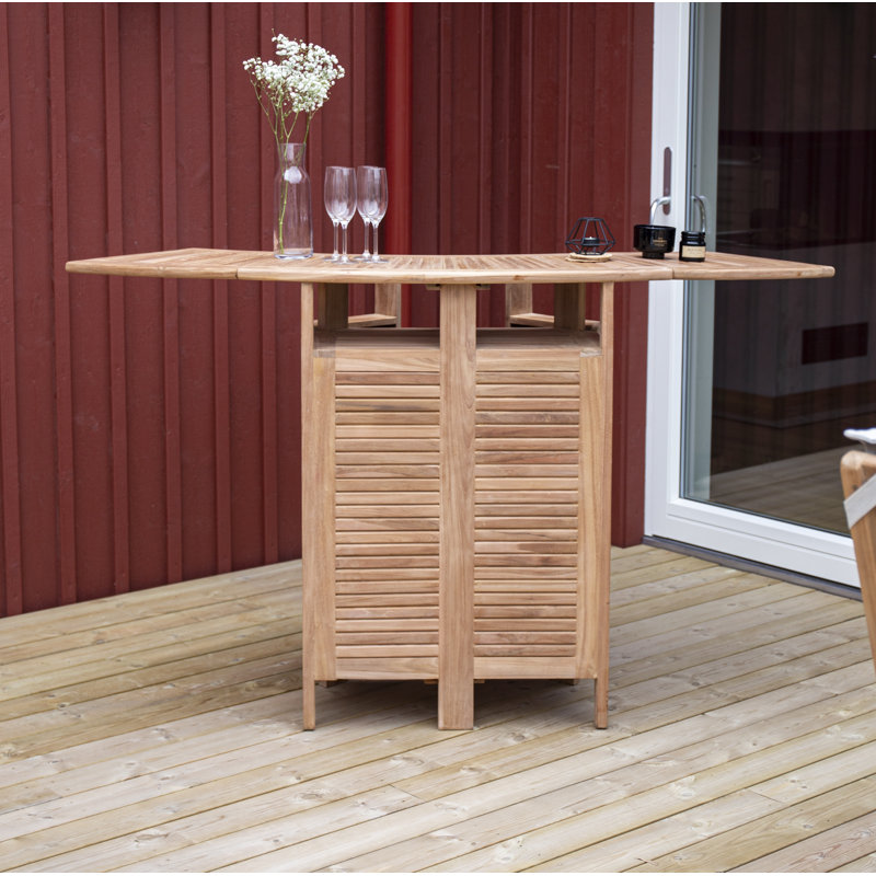 Baek Teak Outdoor Bar Table , 97cm cm W 53cm cm D