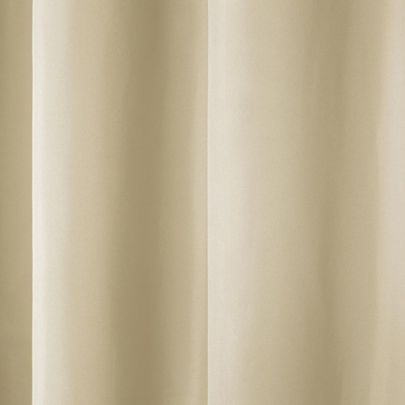 Les rideaux d'intérieur et d'extérieur Cabana, Taupe, L 54 po x L 84 po