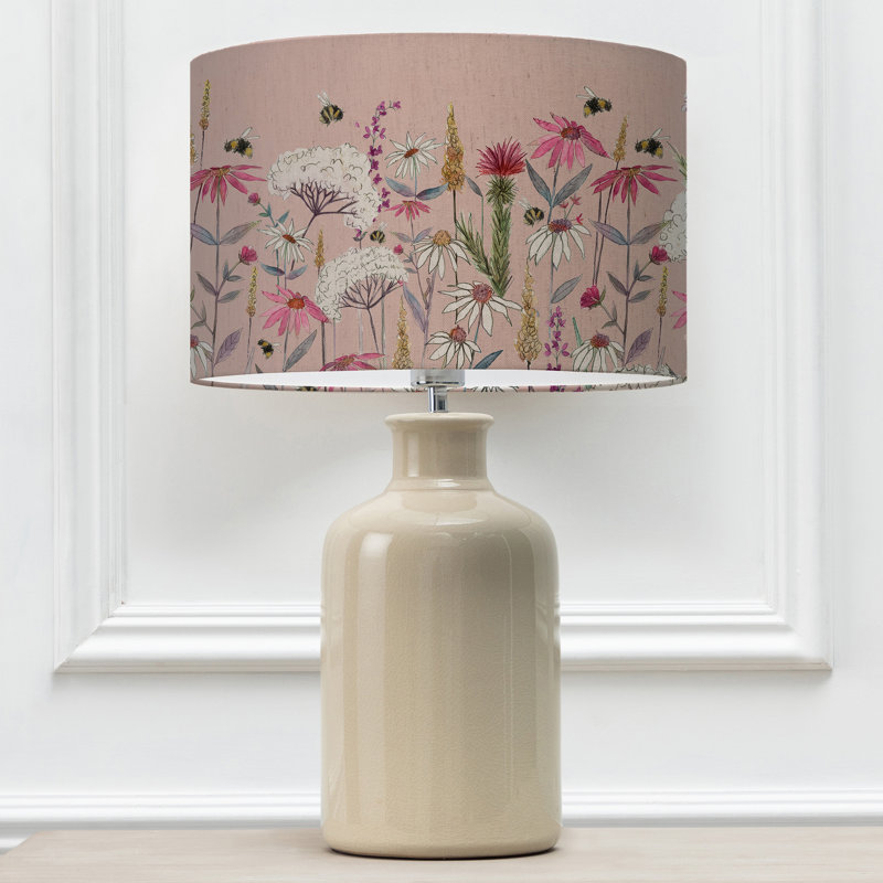 Elspeth Ceramic Table Lamp, Pink