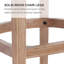 Ensemble de 2 tabourets de bar, hauteur de siège 29,5 po, tabourets de bar en bois en bois (2 pièces)-406239480