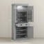 Armoire de cuisine de style moderne avec lumières DEL-1713194175