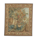 Hand-Knotted High-Quality Blue and Brown Area Rug