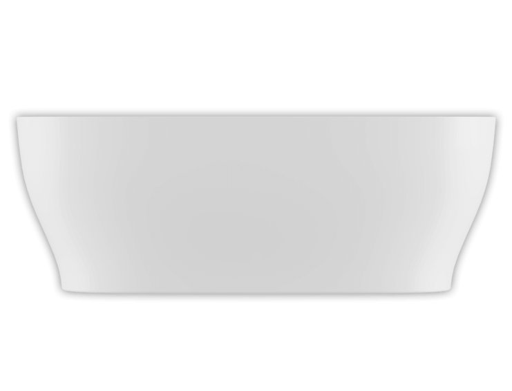 Vibe 58'' L Freestanding Soaking Bathtub, Back