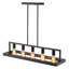 Luminaire suspendu pour îlot de cuisine 5 lumières Siella-1722766964