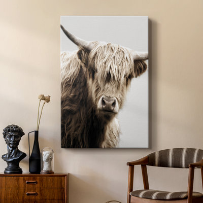 Highland Portrait I -Custom Wrapped Gallery Cavas