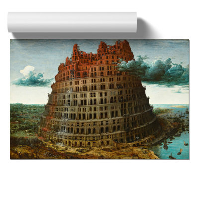 The Tower of Babel by Pieter Bruegel The Elder - Frameless Print