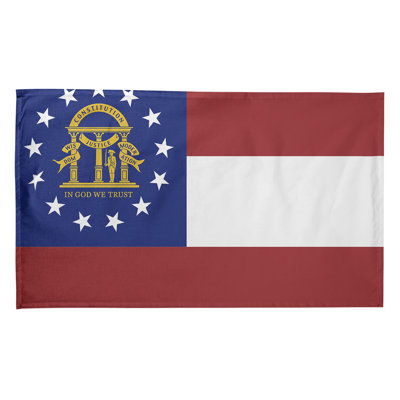 Serviette de thé à drapeau georgia