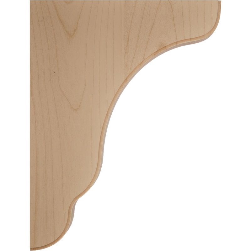 Support en bois Plymouth, Aulne, H 9,5 po x l 1,75 po x P 7,25 po