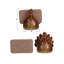 Stoneware Turkey Shaped Sponge Holder With Sponge And Reactive Glaze