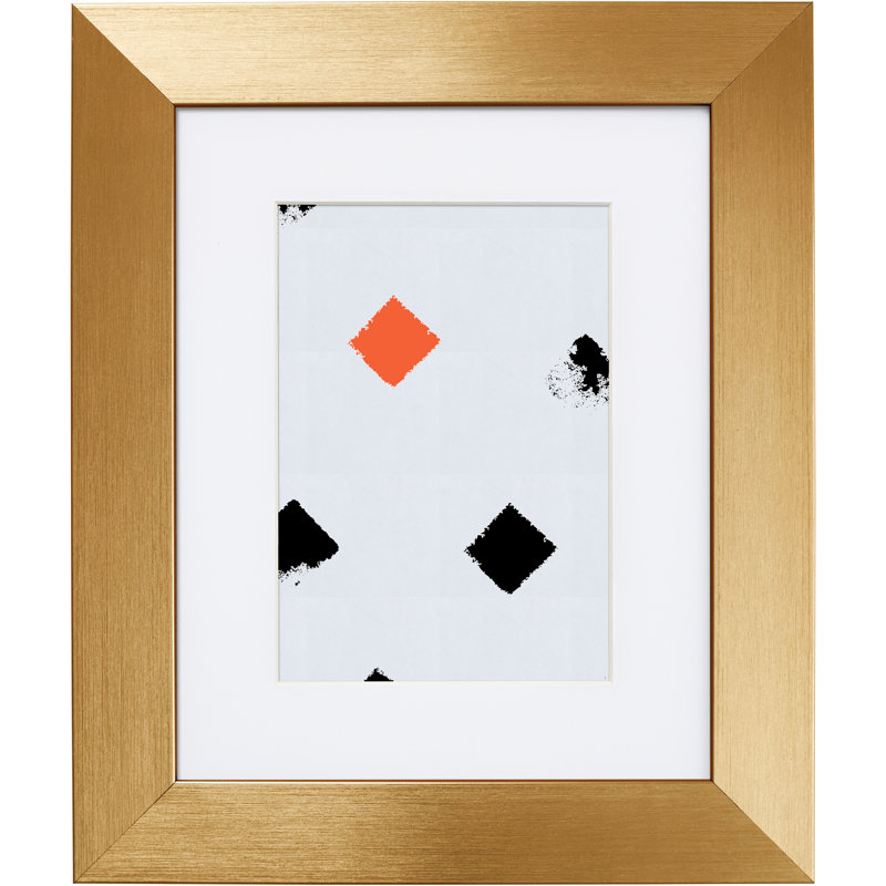 Cadre photo en plastique Hursten, Or, 14 po x 22 po emmêlé à 11 po x 17 po