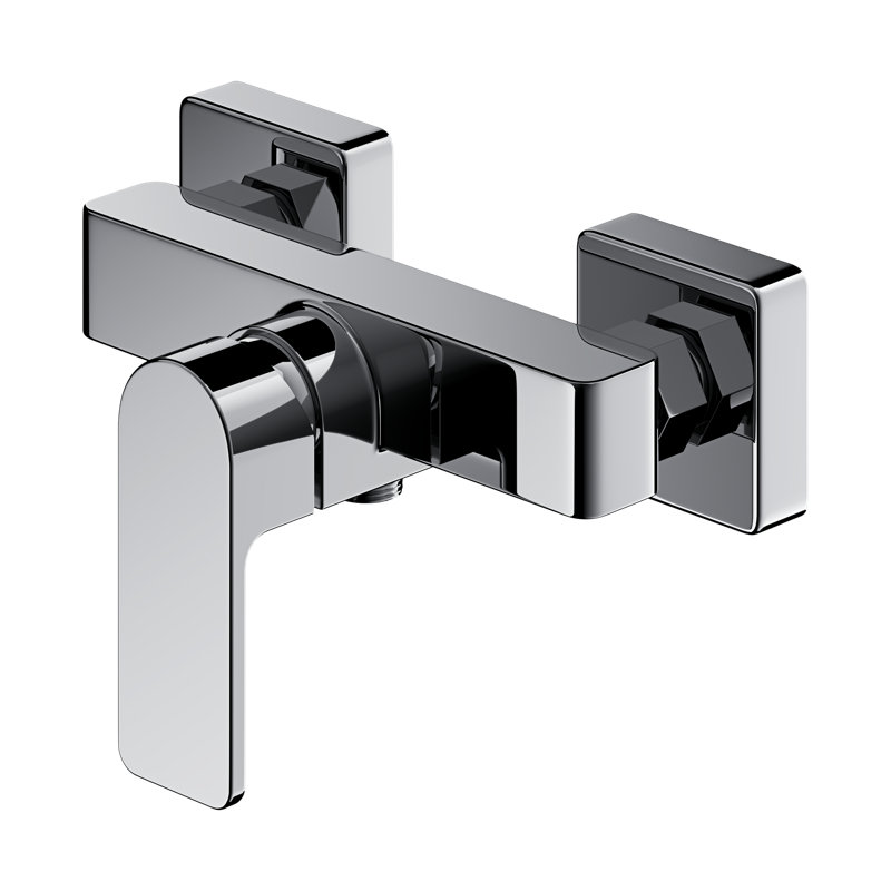 Dhiraj 1 Handle Wall Bath Shower Mixer Bath Filler, Chrome