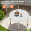 Ensemble de conversation pour patio pour 4 personnes en aluminium avec table-630599358