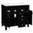 Bathroom Storage Vanity Sink, Black Mirror Cabinet Design, 2 Doors And Drawers, Decorative Stylish Vanity, & Elegant Fixture-1713995823