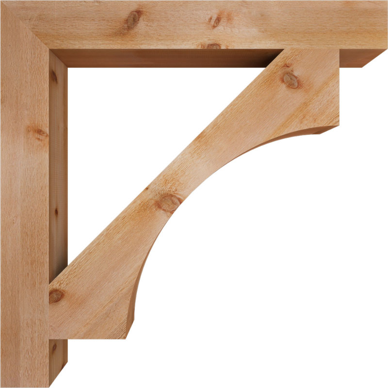 Support Westlake Block, Cèdre rouge de l'Ouest (scié brut), H 48 po x l 6 po x P 48 po