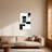 Abstract Abstract Geometric Black White Gray Pattern