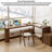 Solid Wood L-shaped Desk-1570830942