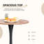 Bayer Round Metal Base Dining Table-226558579-223310180