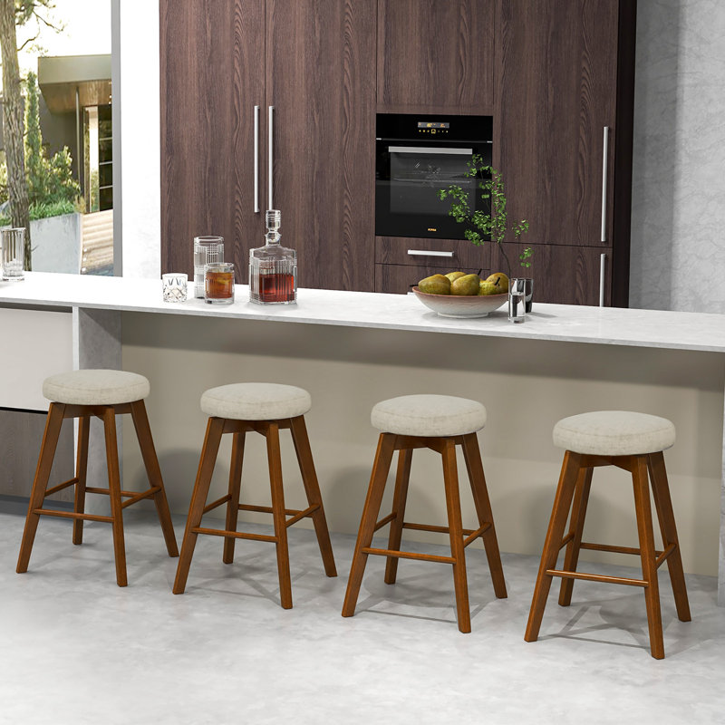 Tabouret de comptoir pivotant 26 po Znieh, Paquet de 4