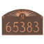 Sunburst Monogram Address Plaque-898715160