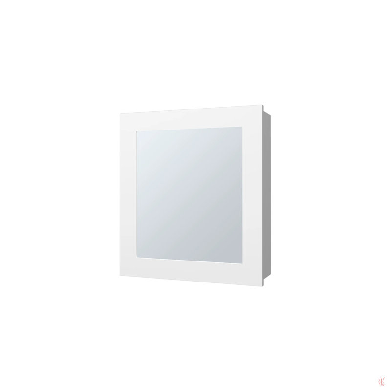 Pharmacie avec miroir inclus, Blanc