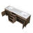 Laurel 84 in W x 22 in D Double Bath Vanity Top-113355905-82319309