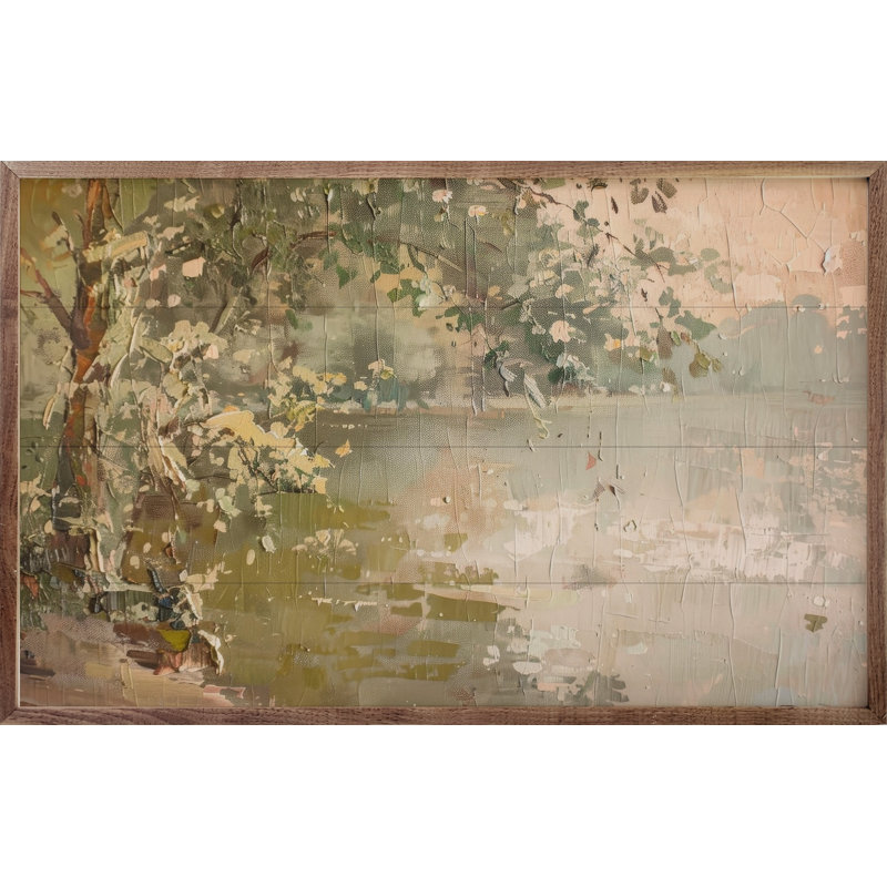 Conception rétro de Waterside par Petals Prints, H 10 po x l 16 po