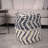 Wool And Cotton Upholstered Pouf Ottoman