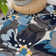 Florentia Floral Black/Gray/Cream Non-Slip Rubberback Area Rug