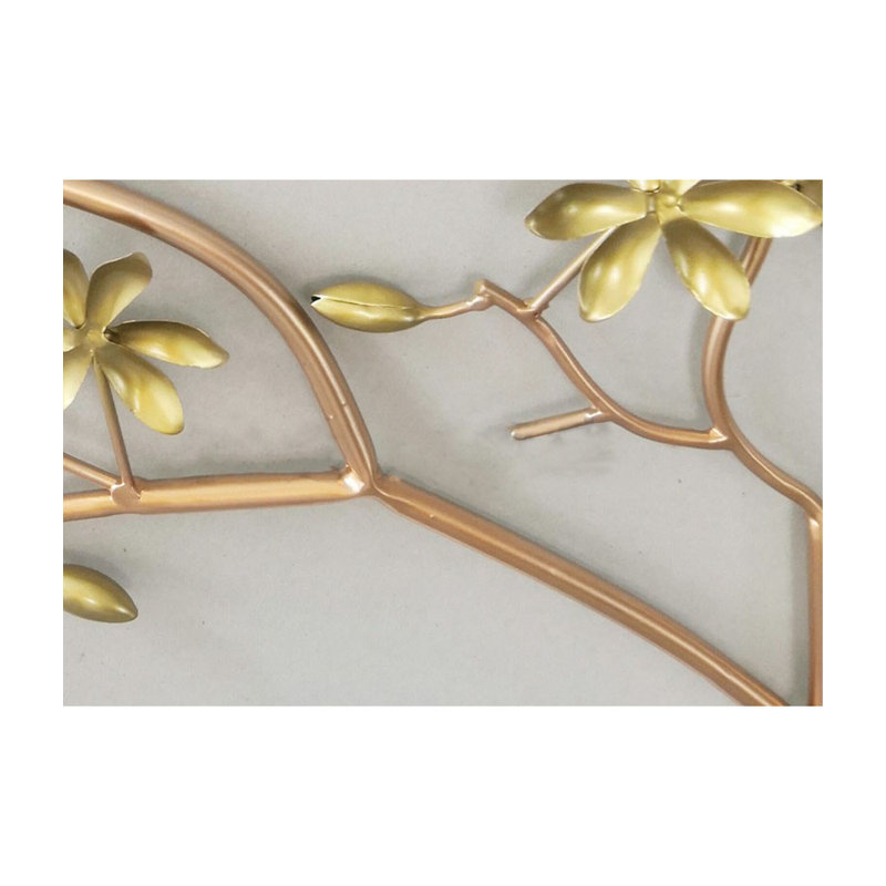 Décoration murale moderne orientale ronde à motif floral pour une chambre contemporaine et chaleureuse