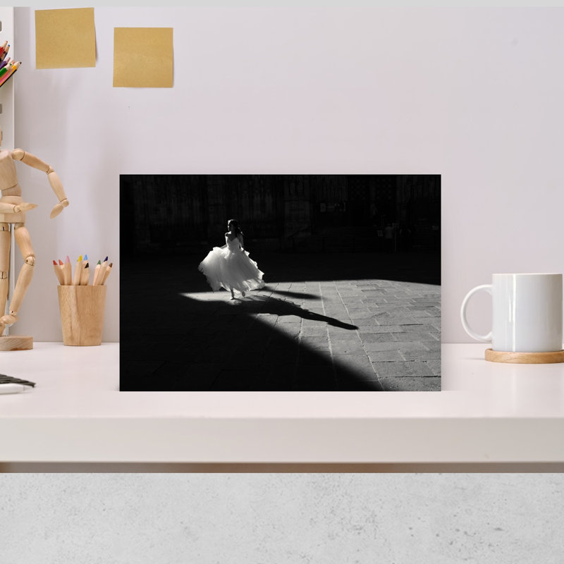 Bride In Dramatic Dramatic Elegant Ethereal Wall Art Print by Ignasi Raventos - Print, 30.48cm H x 45.72cm W